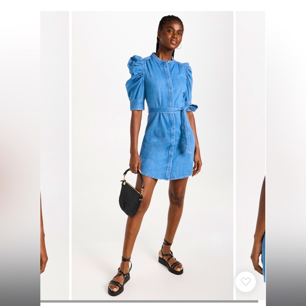Frame - Gillian Mini Denim Dress - Size S